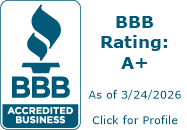 Better Business Bureau accredited business, BBB Rating A+