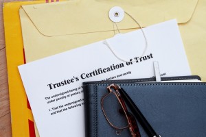 Trust certificate